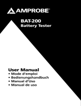 Amprobe BAT-200 Battery Tester Manual de usuario