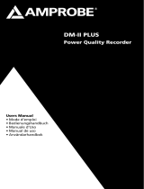 Amprobe DM-II PLUS Power Quality Recorder Manual de usuario