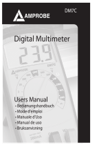 Amprobe DM7C Digital Multimeter Manual de usuario