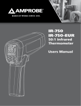 Amprobe IR-750 Infrared Thermometer Manual de usuario