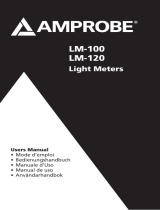 Amprobe LM-100 & LM-120 Light Meters Manual de usuario