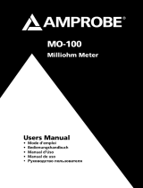 Amprobe MO-100 Milliohm Meter Manual de usuario