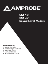 Amprobe SM-10 & SM-20 Sound Level Meters Manual de usuario