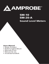 Amprobe SM-10 & SM-20-A Sound Level Meters Manual de usuario