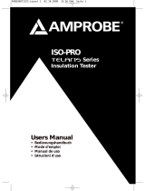 Amprobe Telaris-ISO-PRO Insulation Tester Manual de usuario