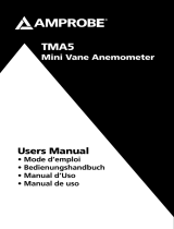 Amprobe TMA5 Mini Vane Anemometer Manual de usuario