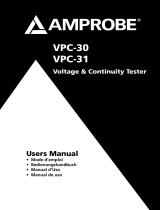 Amprobe VPC-30 & VPC-31 Voltage Continuity Testers Manual de usuario