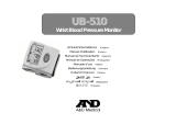 A&D Medical UB-510 Manual de usuario