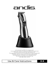 Andis Slimline Pro Li D-8 Guía del usuario