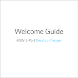 Anker 40W 5-Port USB Charging Hub Manual de usuario