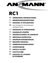 ANSMANN RC 1 Instrucciones de operación