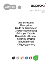Aqprox MP3 Sport El manual del propietario