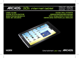 Archos 101 Internet Tablet Manual de usuario
