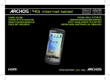 Archos 43 Internet Tablet Manual de usuario