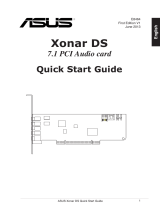 Asus Xonar DS Manual de usuario