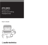 Audio Technica ATH-ANC3 Manual de usuario