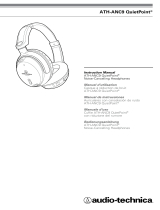 Audio Technica audio technica ATH-ANC9 QuietPoint Noise Cancelling Headphones Manual de usuario