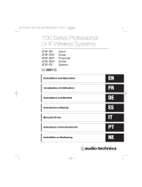 Audio Technica 700 Series Manual de usuario
