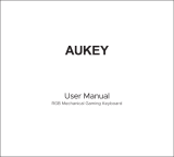 AUKEY Mechanical Gaming Keyboard Manual de usuario