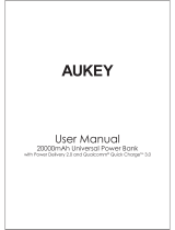 AUKEY PB-Y22 Manual de usuario