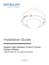 Avigilon 1.0MP-HD-H264-DP1 Guía de instalación