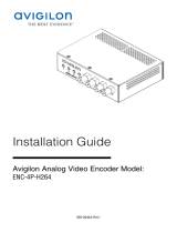 Avigilon ENC-4P-H264 Guía de instalación