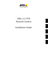 Axis AXIS 212 PTZ Guía de instalación