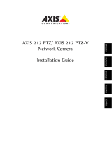 Axis Communications Security Camera 212 PTZ-V Manual de usuario