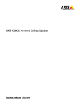 Axis Audio C2005 Network Ceiling Speaker Manual de usuario