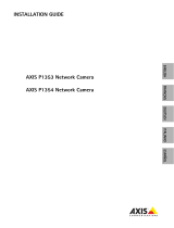 Axis P1354 Network Camera Manual de usuario