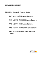Axis M3114-R M12 Guía de instalación