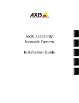 Axis Network Camera AXIS 221 Guía de instalación