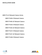 Axis P1427-E Guía de instalación