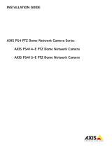 Axis P54 Manual de usuario