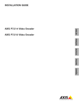 Axis Communications P7210 Manual de usuario