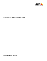 Axis P7224 Manual de usuario
