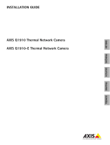 Axis Q1910-E Thermal Network Camera Guía de instalación
