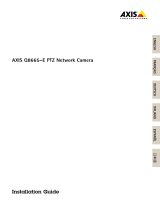 Axis Q8665-E Manual de usuario