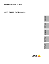 Axis T8129 Manual de usuario