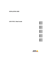 Axis Communications M7001 Manual de usuario