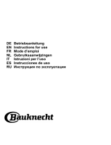 Bauknecht BHSS 90F L T B K Guía del usuario