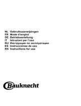 Bauknecht DBHBS 92C LTD K Guía del usuario