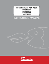 Baumatic BHG770SS - 33801366 Manual de usuario