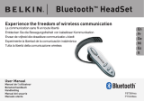 Belkin Bluetooth Headset Manual de usuario