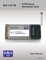 Belkin N Wireless Manual de usuario