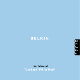 Belkin TUNEBASE FM POUR IPOD #F8Z049EABLK Manual de usuario