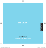 Belkin TUNEFM POUR IPOD NANO #F8Z061EA Manual de usuario