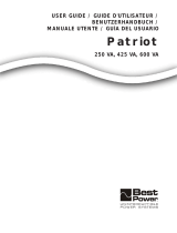 Best Power Patriot Pro II 400 VA Guía del usuario