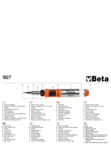 Beta 1827 Instrucciones de operación