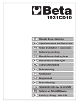 Beta 1931CD10 Instrucciones de operación
